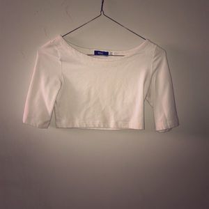 Urban White Crop Top